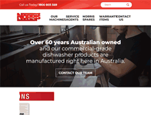 Tablet Screenshot of norris.com.au